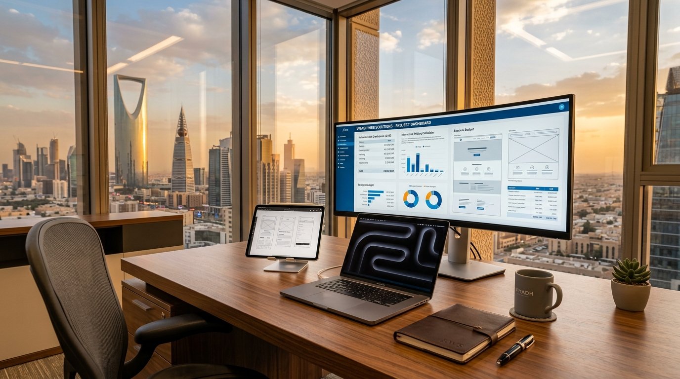 Website design cost evaluation and budgeting in Saudi Arabia